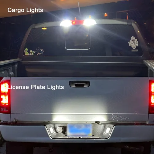 Vista 7 de Xpismii Kit de 14 piezas de 6000K blanco F250 F350 luces LED interiores de repuesto para Ford F-250 F-350 Super Duty 1999-2016, con diagrama