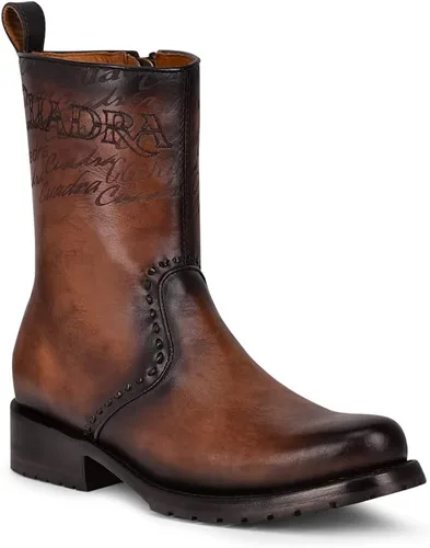 Vista 2 de Cuadra Bota Hombre en Piel Bovina con Cremallera Marrón
