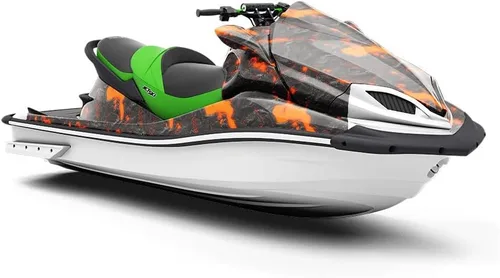 Vista 7 de Rwraps Lava Active Fury - Rollo de película de vinilo mate para automóvil, 59 pulgadas x 1 pie