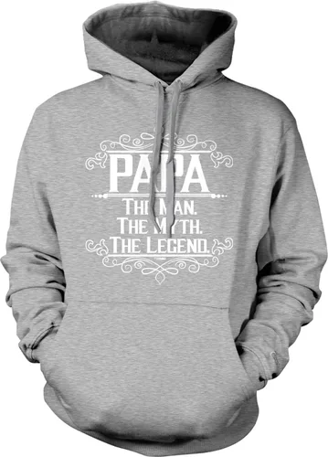 Vista 13 de Papa The Man, The Myth, The Legend - Sudadera unisex con capucha