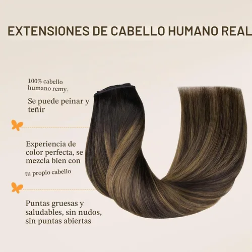 Vista 2 de DOORES Extensiones de cabello humano real