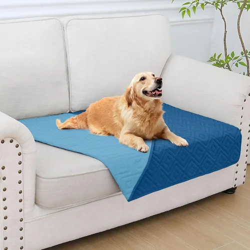 Vista 104 de hyha Manta impermeable para perros, funda suave para cama de perro, mantas para mascotas, funda impermeable para sofá y sillón para perros lavable