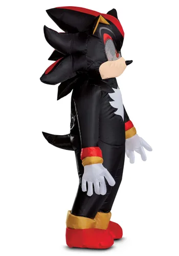Vista 5 de Disfraz Inflable de Shadow Sonic para Niños de la Película Sonic Multicolor