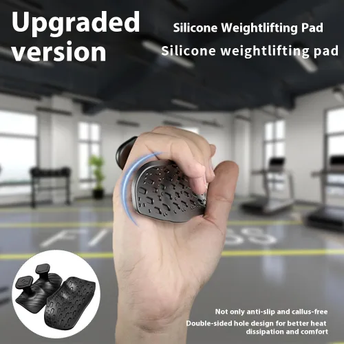 Vista 6 de Upgraded Weight Lifting Grips for Women & Men - Extra Large & Thick Non-Slip Gym Grips, Ergonomic Workout Gloves for Pull-Ups, Dumbbell Exercises