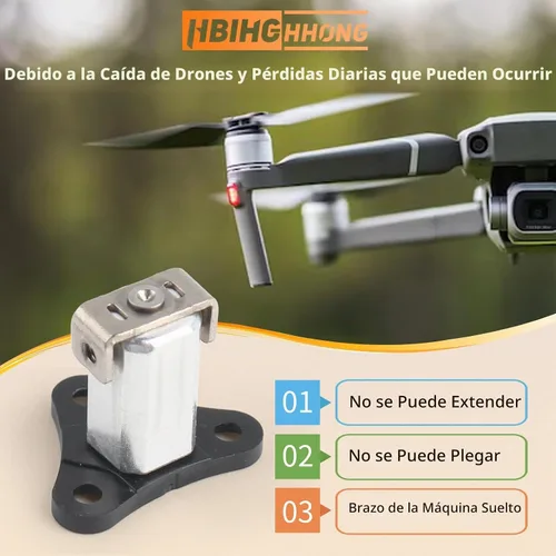 Vista 2 de Reemplazo del eje del brazo delantero para DJI mini 4 pro/Mini 3 bisagras de brazo delantero eje de brazo para DJI mini 4 Pro Drone Accesorios