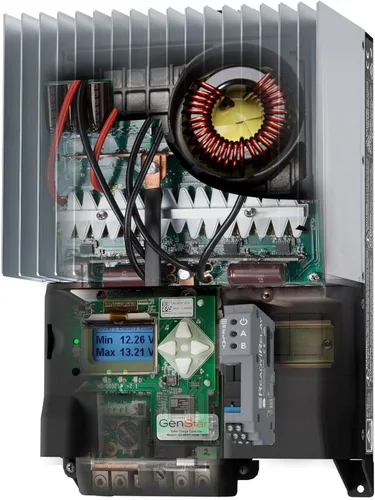 Vista 3 de Morningstar GenStar 60A MPPT, controlador de carga solar con medidor, 200V