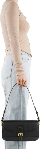 Vista 7 de SINBONO Monederos pequeños para mujer, bolso de hombro clásico de cuero vegano con correa ajustable