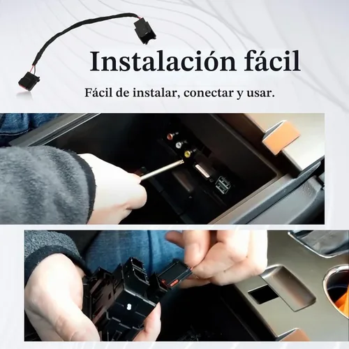 Vista 5 de Módulo Hub de Medios USB Caja Adaptador de Corriente Arnés de Cableado Compatible con Ford Sync 2 a SYNC 3 Actualización Retrofit (GEN1)