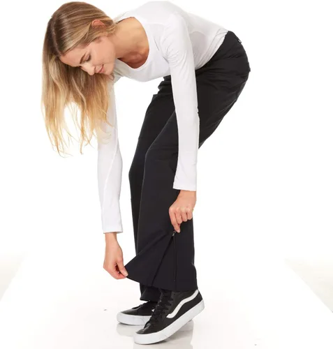 Vista 4 de Arctic Quest Pantalones de Esquí de Nieve para Mujer Resistentes al Agua Softshell Aislados Acampanados para Snowboard Senderismo Invierno