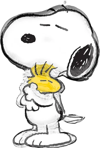 Vista 3 de Snoopy - Suministros para fiestas de cumpleaños, 6 unidades, globos decorativos