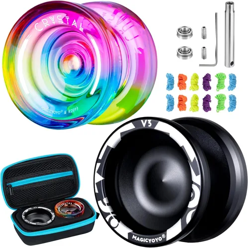 Vista 16 de MAGICYOYO V3 Yoyo para niños de 8 a 12 años o más, Yoyo profesional sensible con doble función, yoyo profesional para adultos con 12 cuerdas