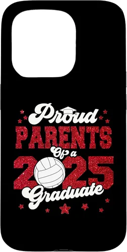 Vista 14 de iPhone 16 Parents of a 2025 Graduate Prom Graduation 25 VolleyBall Case