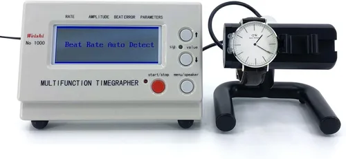 Vista 2 de KINSANINC Reloj Tester Timegrapher No.1000, Reloj Calabration para Relojes Mecánicos Gris, Negro -, Moderno