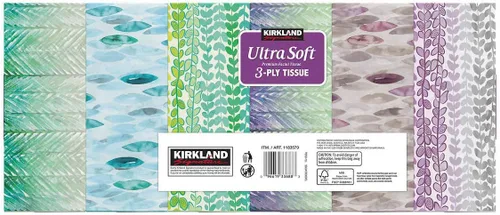Vista 3 de Kirkland Signature - Pañuelo facial ultra suave, 3 capas, 110 unidades, paquete de 12 artículos 1183579