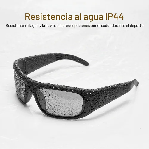 Vista 5 de OhO - Lentes de cámara de 32 GB, resolución de 24 M, 1080P, lentes inteligentes con lentes de sol UV400 para deportes al aire libre, unisex