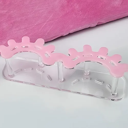 Vista 6 de Tweezers Stand Holder Eyelash Storage Rack Display Acrylic Shelf Eyelash Storage Rack Display