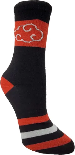 Vista 5 de Ripple Junction Naruto Shippuden Symbols - Paquete de 2 calcetines novedosos