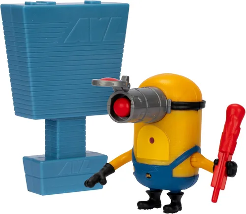 Vista 9 de Minions Despicable ME 4 Speed Burst Mega Dave Figura de acción Tira de atrás al Mega Dave para una explosión de velocidad Colecciona todas las 5