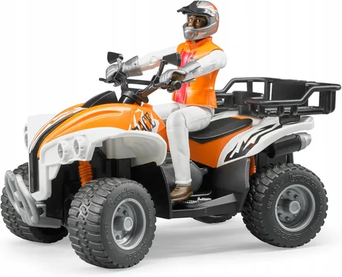 Vista 5 de Bruder Quad con conductor (los colores pueden variar)