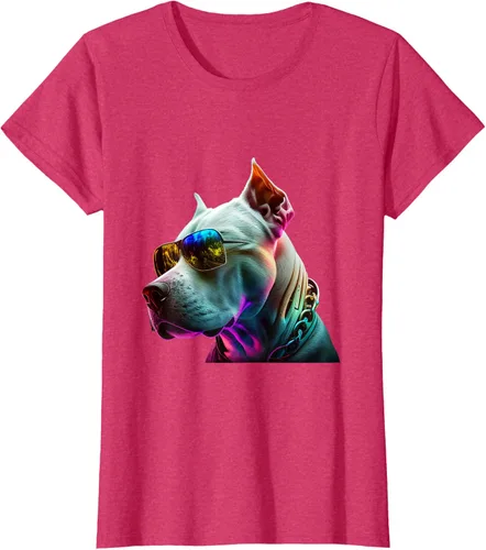 Vista 10 de Dogo Argentino Dogs Dogo Argentinos Camiseta, Negro