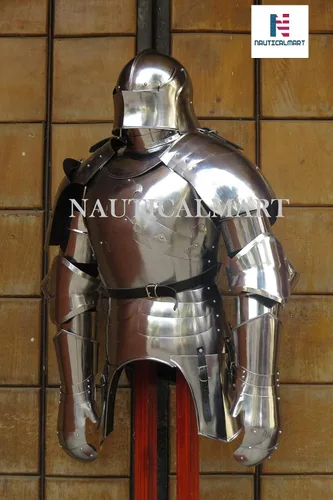Vista 5 de NauticalMart Armadura gótica usable medio traje de armadura Medieval Times Reenactment Body Armour