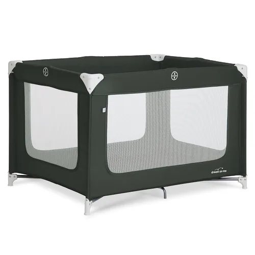 Vista 14 de Dream On Me Zodiak Corral portátil, compacto para viajes, bolsa de Gris oscuro