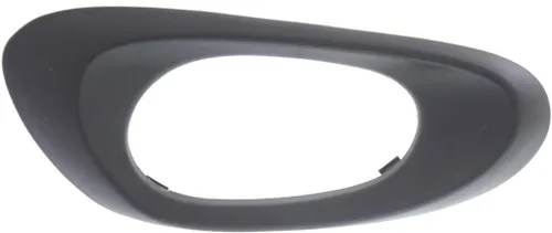 Vista 5 de Moldura para manija de puerta Chevy Trailblazer 2002-2009 para lado del conductor Trasera Interior Negro texturizado Solo bisel Plástico