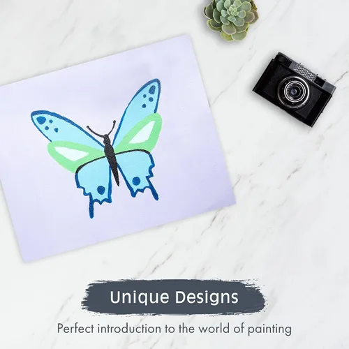 Vista 5 de Pink Picasso Kits de pintura por números para niños de 8 a 12 años Kit de manualidades para niños principiantes de bricolaje, pintura acrílica