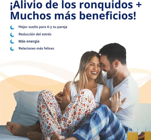 Vista 2 de ZQuiet, Boquilla antironquidos, paquete de inicio con 2 tamaños, bisagra viva y diseño frontal abierto para mayor comodidad y fácil respiración, azul
