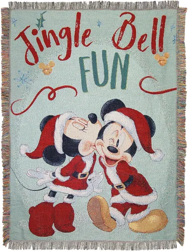 Vista 2 de Northwest - Manta de tapiz tejida de Mickey Mouse, 48 x 60 pulgadas, Get Set Go