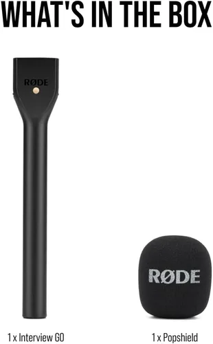 Vista 7 de RØDE Interview GO Adaptador de mano para micrófonos inalámbricos RØDE (negro)