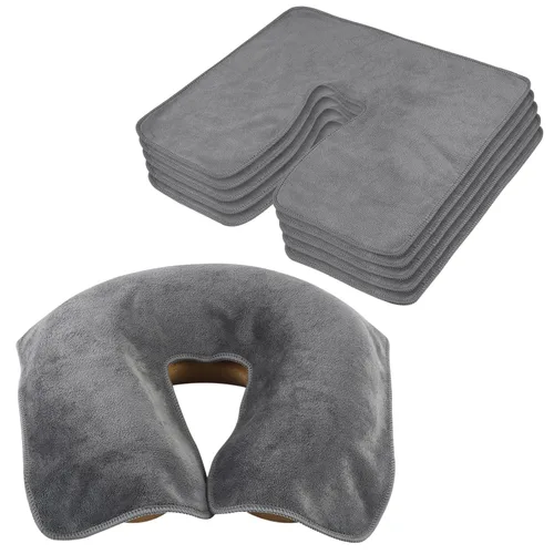 Vista 12 de SINLAND Fundas de microfibra para cuna facial, tamaño grande, suave y reutilizable, antiadherente, para reposacabezas de masaje, adecuada