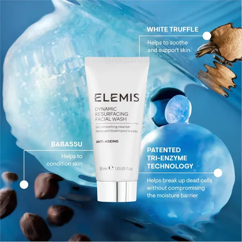 Vista 7 de ELEMIS Lavado Facial Dynamic Resurfacing, Lavado Facial Exfoliante Anti-Envejecimiento y Gel Limpiador Enzimático para Todo