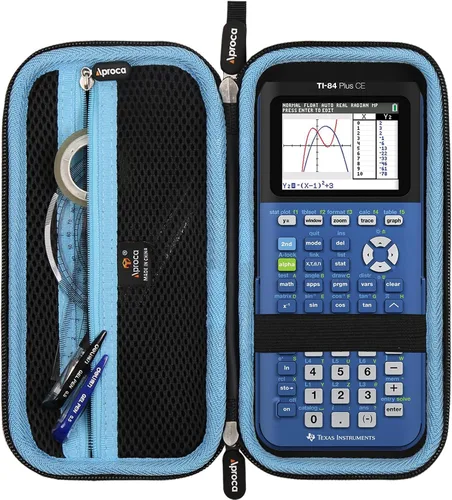 Vista 15 de Aproca Funda de calculadora compatible con calculadora gráfica de color Texas Instruments TI-84 Plus CE / TI-84 Plus / TI-83 Plus / TI-89 Titanium