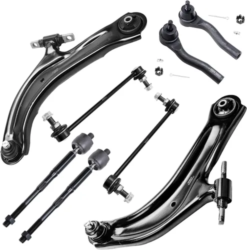 Vista 143 de Detroit Axle - Kit de brazos de control de extremo de 8 piezas para Toyota 2001-2003 Highlander 2002-2003 Camry Lexus ES300, 2 conjuntos de brazos