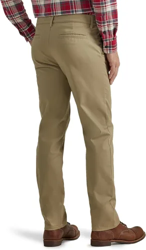 Vista 3 de Lee Pantalón recto delgado con frente plano para hombre