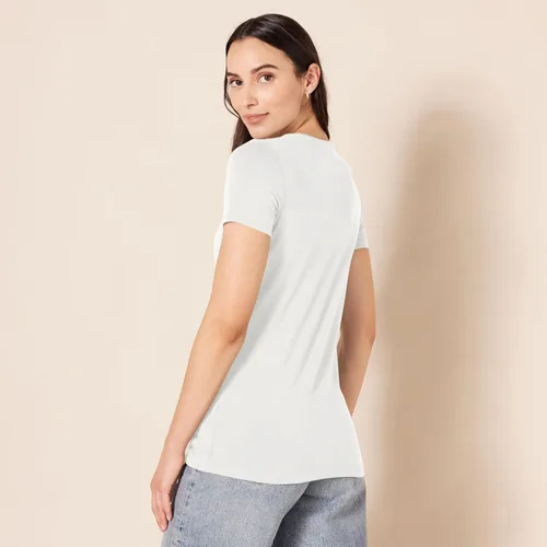 Vista 267 de Amazon Essentials Women's Regular-Fit Short-Sleeve Crewneck T-Shirt