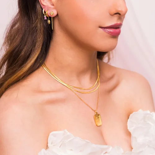 Vista 5 de Jishi Cadena de serpiente de oro de 33 pies de 0.047 in, cadenas para hacer joyas, collares, pulseras, suministros de joyería, hallazgos – Rollo