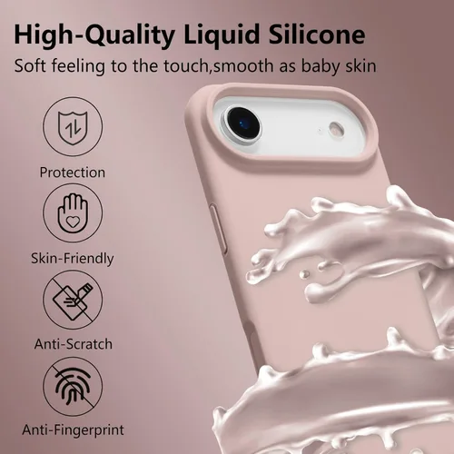 Vista 594 de Funda magnética de silicona para iPhone 13 Pro, color blanco antiguo [Compatible con Magsafe] [Forro de microfibra suave antiarañazos], funda