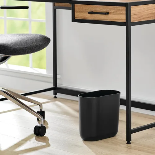 Vista 5 de iDesign Cade - Juego de limpieza para inodoro Cubo de basura para dormitorio, oficina, escritorio, dormitorio