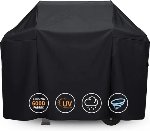 Vista 8 de Grisun 7138 Premium Grill Cover 48 pulgadas para Weber Spirit II 200, Spirit 210 Series, cubierta impermeable antidecoloración para parrilla de gas