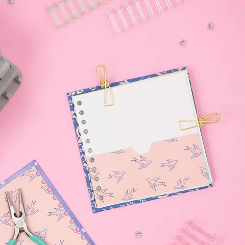 Vista 5 de Craftelier - Juego de 2 carpetas en espiral de doble anillo para álbumes, cuadernos, diarios o calendarios Ideal para álbumes de recortes y otros