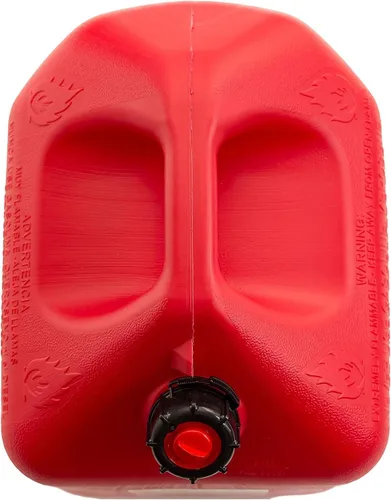 Vista 7 de Midwest Can Company 5610 - Recipiente de combustible para latas de gasolina de 5 galones con boquilla (paquete de 2)