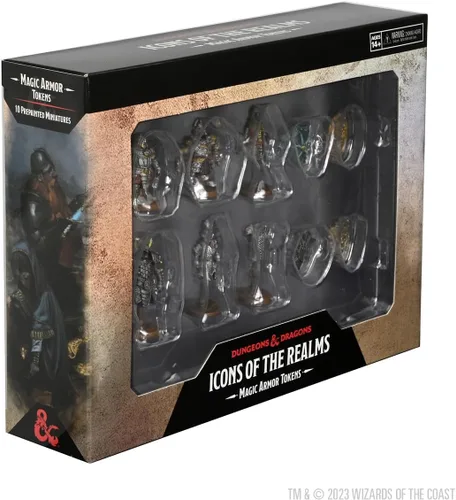 Vista 3 de WizKids Iconos de D&D de los reinos: fichas de armadura mágica