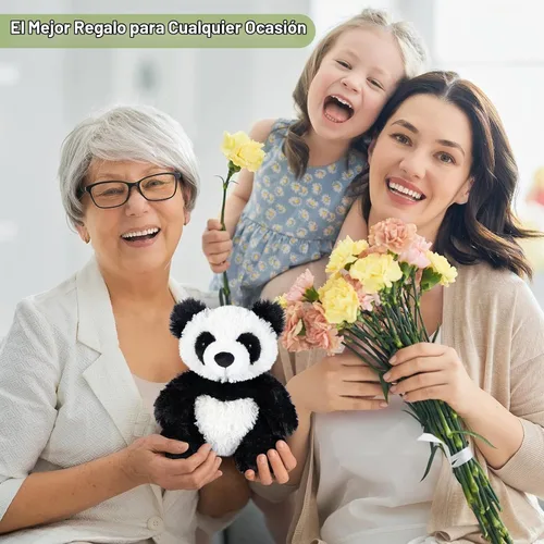 Vista 5 de [Usado] SuzziPals Panda - Almohadilla térmica para animales de peluche, para microondas para calmar