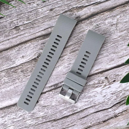 Vista 6 de Correa compatible con Garmin Forerunner 35, correa de repuesto de silicona suave, para reloj inteligente Garmin Forerunner 35, se ajusta a muñecas