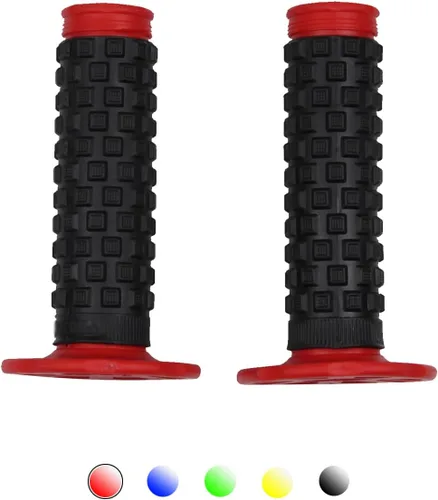 Vista 11 de Agarres para Manillar de Motocicleta 7/8" Agarres para Bicicleta de Cross con Parte Superior en Forma de Almohada Agarres Antideslizantes de Goma