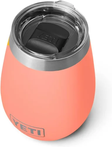 Vista 32 de YETI Rambler - Vaso de vino de 10 onzas, aislado al vacío, de acero inoxidable con tapa MagSlider, color azul marino