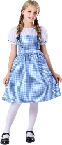 Vista 3 de IBTOM CASTLE Disfraz de Halloween para mamá y yo, vestido de princesa, ropa de carnaval, fiesta de cumpleaños, cosplay