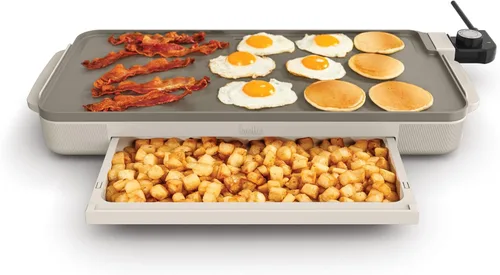 Vista 11 de bella Plancha eléctrica antiadherente, haz 10 huevos a la vez, revestimiento antiadherente Healthy-Eco, limpieza sin complicaciones, gran superficie
